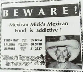 MEXICAN MICK ADVERTISEMENT