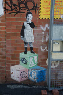 STREET ART BACK ALLEY LISMORE NSW
